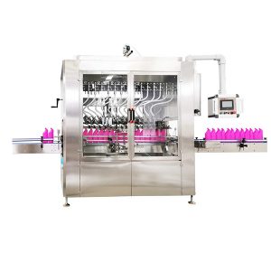 Gravity Type Angled-Neck Bottle Liquid Filling Machine