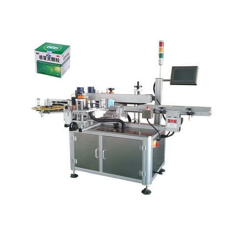 Mt-220 Automatic Flat Label Applicator Machine for Flat Box Plastic Bag Paper Pouch with Date Coder 