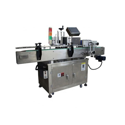 Flat Plastic Bag Sticker Automatic Sticker Labeling Machines Labeler Machine 