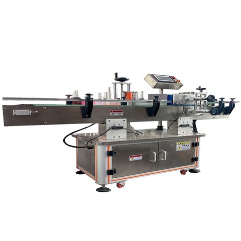 Automatic Double Head Shrink Sleeve Label Applicator for Bottle Neck and Body 