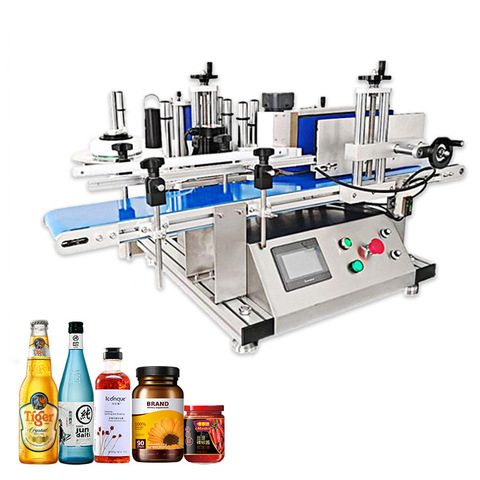 Zonesun Zs-Tb150A Tabletop Small Round Glass Jar Bottle Label Applicator High Speed Labeling Machine 