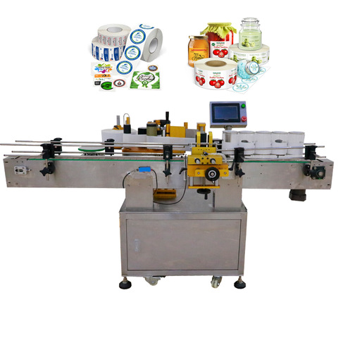 Full Automatic Plastic Glass Bottle Jar Cold Glue Labeling Machine for Food Beer Wine Beverage Paper Label 