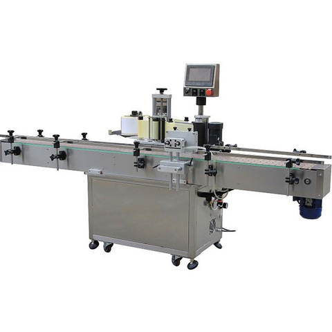 Full Automatic Round Fixed Point Cosmetic Bottle Sticker Mineral Water/Washing/Rinsing Bottling Filling Capping Label/Labeling Packing/Package Machine (ALB-510) 