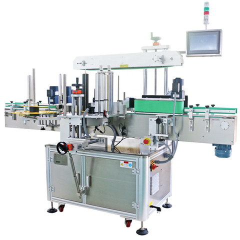 Automatic Double Head Shrink Sleeve Label Applicator for Bottle Neck and Body 