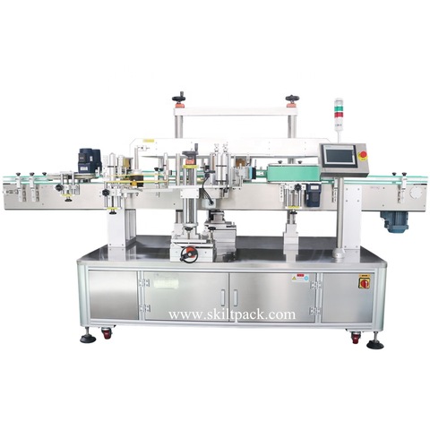 Skilt Factory Automatic Egg Box Carton Tray Label Applicator Labeling Machine 