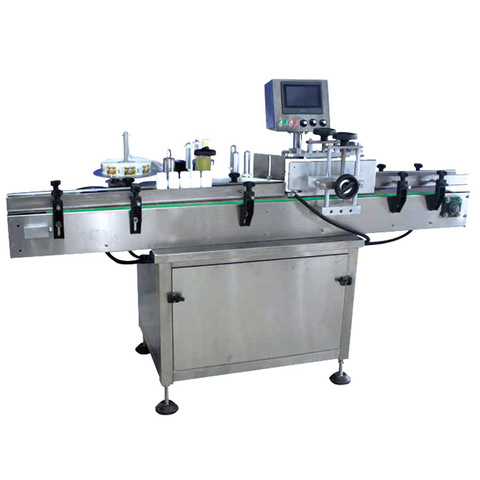 MT-50 Semi Auto Round Wine Bottle Label Applicator Paper Sticker Labeling Machine for Bottles 