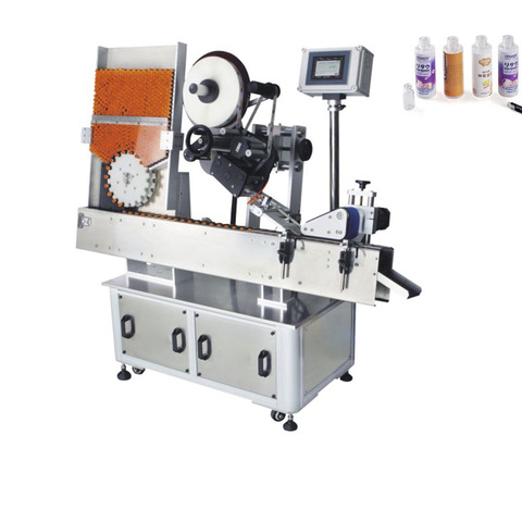 Small Round Bottle Label Labeling Machine with Code Printer 