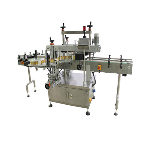 Mt-50 Semi Auto Round Wine Bottle Label Applicator Paper Sticker Labeling Machine for Bottles Cans Jars 