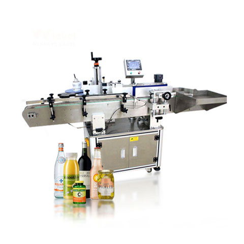 Table Top Automatic Plane Labeling Machine for Bags Top Surface Carton Box Labeller Applicator with Transparent Label Sensor 