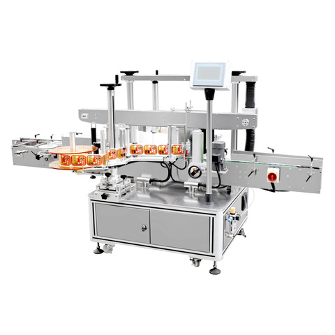 Hzpk Mt-50c Tabletop Round Glass Wine Pet Bottle Labeling Machines 