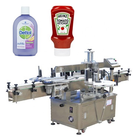 Desktop Manual Semi Automatic Flat Surface Labeling Machine for Flat Sticker Bottle Bag 