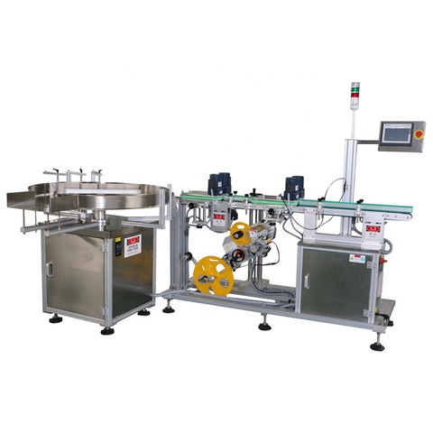 China Manufacture Automatic Small Powder Bottle Labeling Machine 