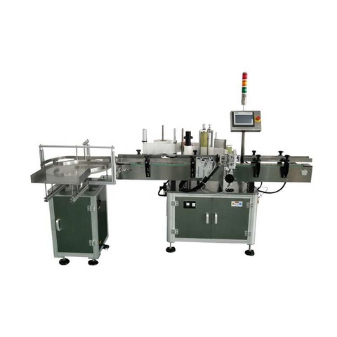 Semi-Automatic Flat Adhesive Bottle Labeling Machine 