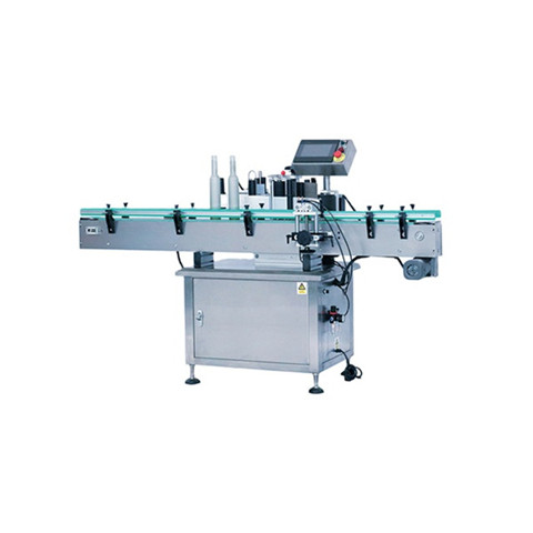 Square Flat Cosmetic Box Labeling Machine 