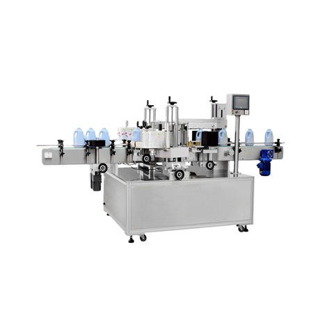 MT-60 Tabletop Piston Square Bottle Label Applicator Box Carton Bags Plane Labeling Sticker Machine 