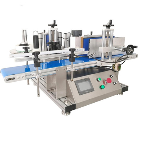 Automatic Labeling System Front Back and Top Side Labeling Machine for Beer Cans 