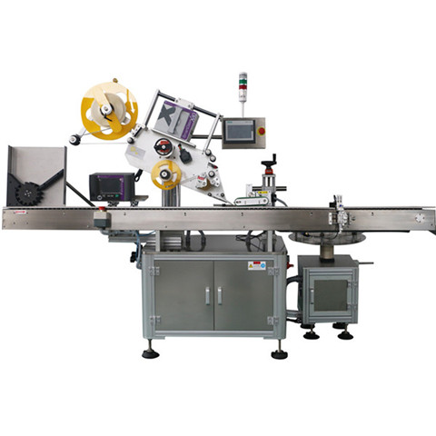 Semi-Auto Sticker Labelling Machine Wine Beer Label Applicator for Round Bottles Jars Cans 