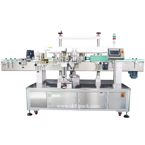 Round Bottle Labeler Automatic Labeling Machine for Glass Mental Plastic Round Bottles Cans Containers 