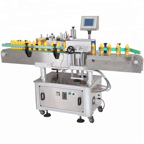 One Stop Solution Label Machinery Packaging 100ml Round Small Medicine Bottle Label Sticking Machine Blister Labeling Machine 