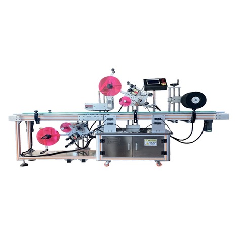 Automatic Adhesive Sticker Labeller Round Beer Can Bottle Labeling Machine 