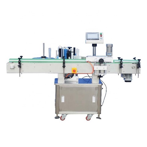 Automatic Doybag/Card/ Hang Tag Sticker Flat Top Labeling Machine with Feeder 