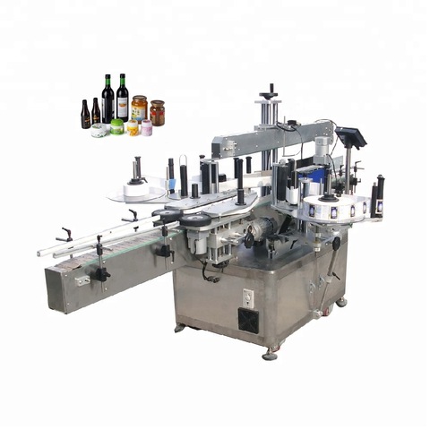 Double Side Labeling Machine Flat Square Round Bottle/Sticker Labelling Machinery 
