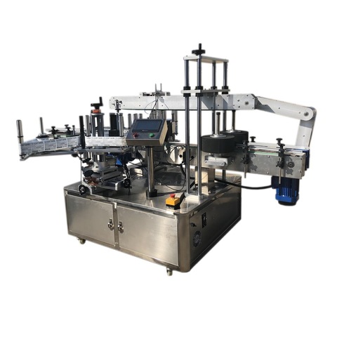 Automatic Sticker Labeling Machine Paper Carton Top Surface Labeling Machine 