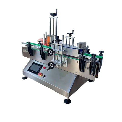 Automatic Round Bottle Roll Adhesive Sticker Labeling Machine 