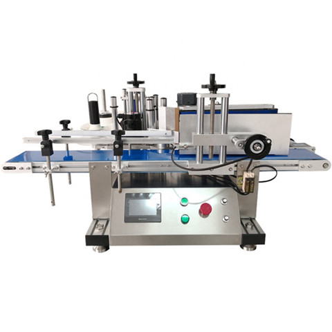 Portable Flexible Two Sides Flat Bottle Labeling Machine 