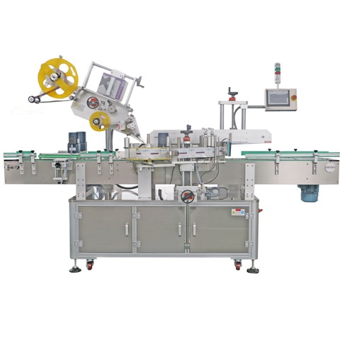 Automatic Double Sides Self Adhesive Label Applicator for Flat Plastic Bottle 