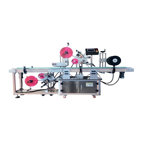 Round Wine Bottle Paper Semi Automatic Labeling Machine Labeler Machine Beer Bottle Label Sticker Machine for Bottles Cans 