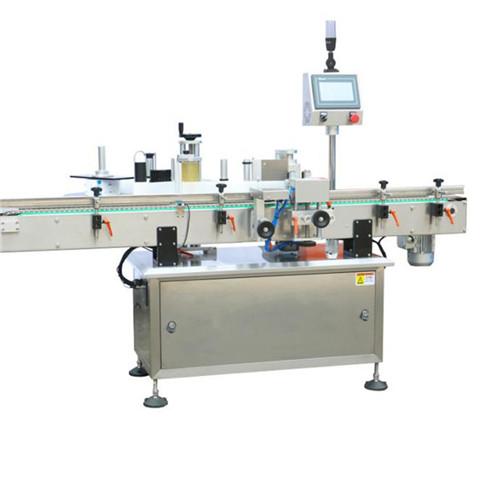 Automatic Hot Melt Glue Labeling Bottle Label Applicator Machine 