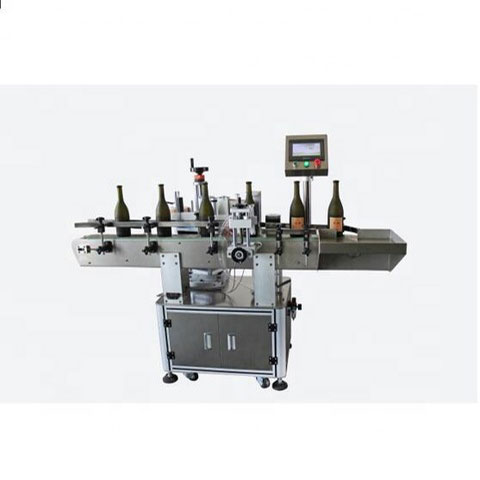 Mt-200 Automatic Round Glass Plastic Bottle Labeler Sticker Labeling Machine for Jars with Date Printer 