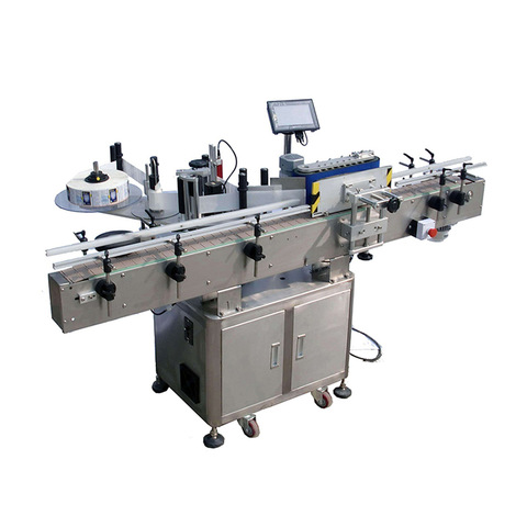 Round Wine Bottle Paper Semi Automatic Labeling Machine Labeler Machine Beer Bottle Label Sticker Machine for Pet Bottles Cans 