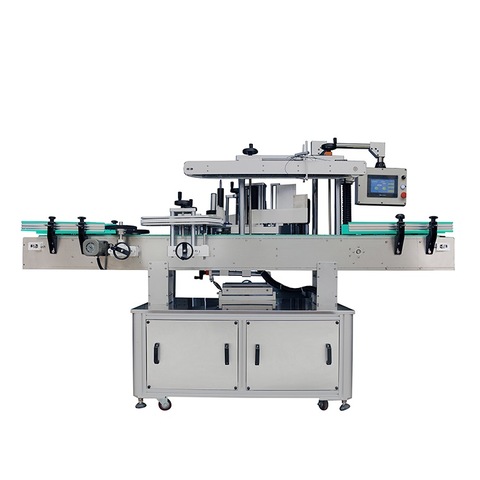 Manual / Semi Auto Tabletop Sticker Square Bottle Labeling Machine / Round Bottles