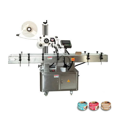 Double Side Sticker Flat Labeling Machine for Plastic Bottle 