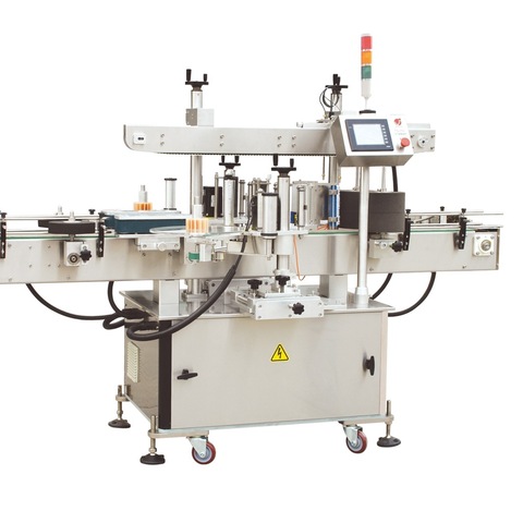 Semi Auto Labeling Machine Sticker Label Applicator for Round Glass Jar and Plastic Bottle 