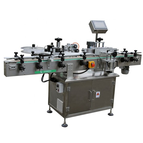 Flat Bottle Double Sides Labeling Machine for Various Flat Square Bottle Jar 