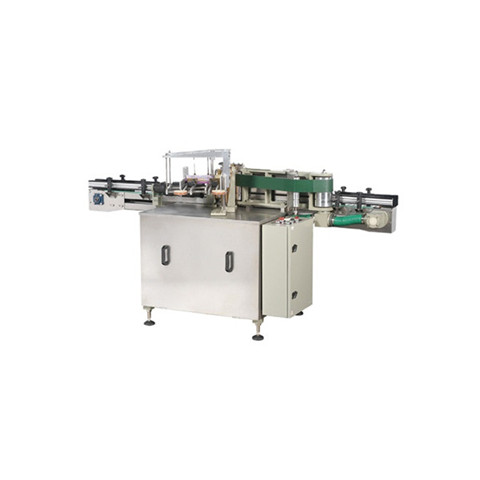 Fully Automatic Plastic Bottle Double Head Shrink Sleeve Labeling Machine / Equipment for Bottle and Cap 