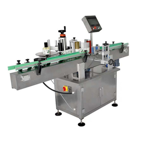 Automatic Top Labeling Machine with Cap Ampoule Flat /Adhesive Flat Surface Label Applicator Machine 