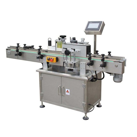 Round Wine Bottle Paper Semi Automatic Labeling Machine Labeler Machine Beer Bottle Label Sticker Machine for Pet Bottles Cans 