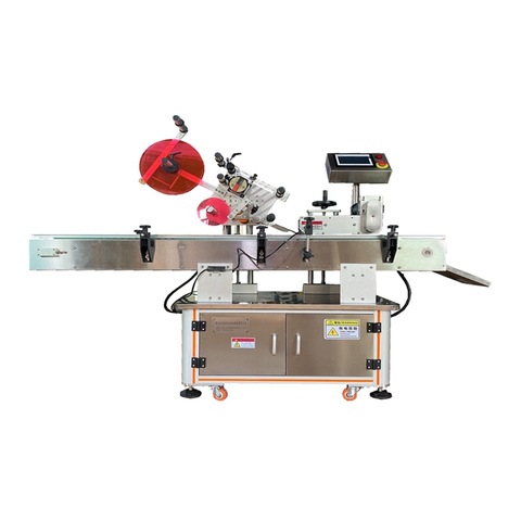 Hzpk Machine for Flat Square Paper Bottle Labeling 