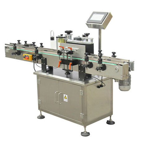 Square Bottle Automatic Hot Melt Glue /Roll Fed Labeling Machine 