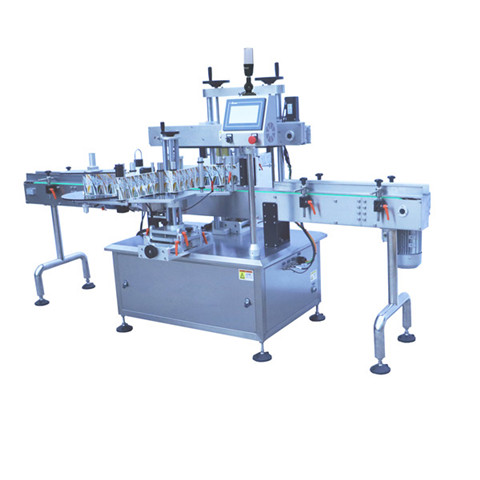 Automatic Top Side Labeling Machine for Paper Box Glass Bottle Cans Buckets 