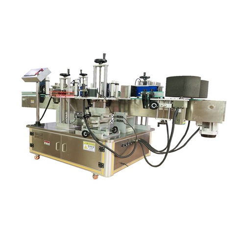 Round Wine Bottle Paper Semi Automatic Labeling Machine Labeler Machine Beer Bottle Label Sticker Machine for Pet Bottles Cans 