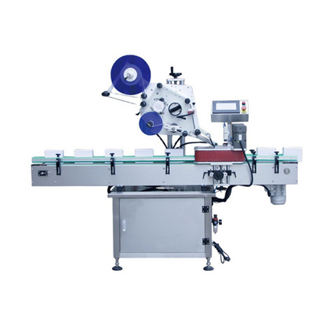 Skilt Factory Label Applicator Vacuum Bag Top Side Labeling Machine 