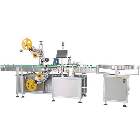 Automatic Line Roll-Fed Hot Melt Glue/OPP BOPP Labeling Machine 