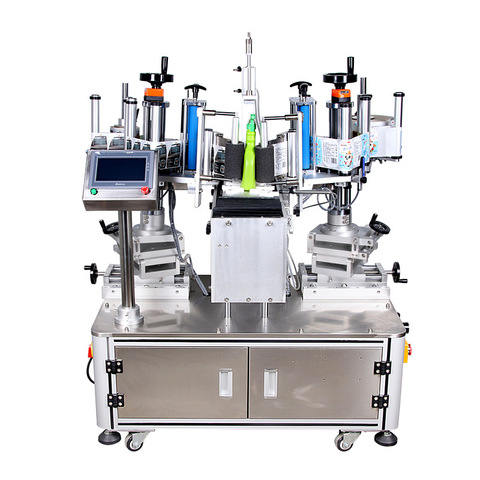 Mini Semi Automatic Toothpaste Long Paper Plastic Soft Tube Labeling Machine with Touch Screen 