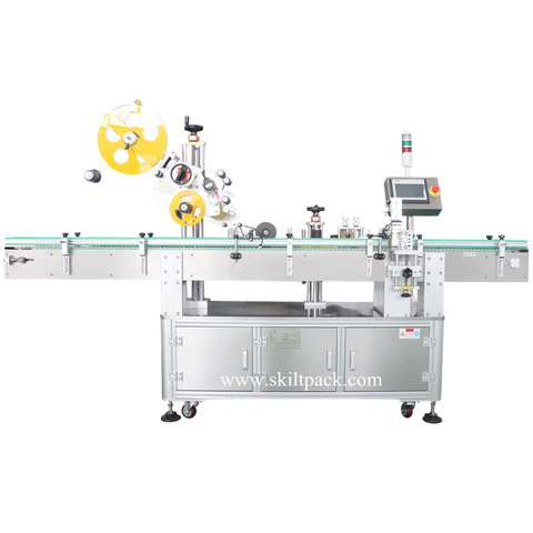 Zonesun Zs-Tb150A Tabletop Small Round Glass Jar Bottle Label Applicator High Speed Labeling Machine 