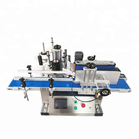 Keno-L104A Flat Square Bottle Jar Automatic Double Two Sides Labeling Machine 